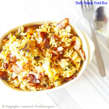 Shahi Paneer Fried Rice