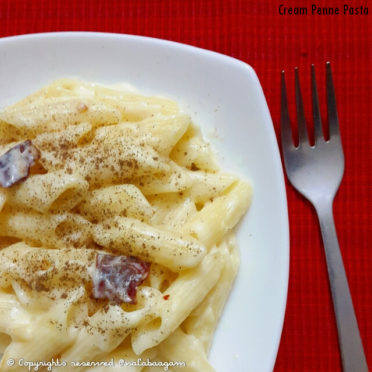 Cream Penne Pasta