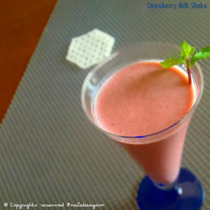 Strawberry Milk Shake