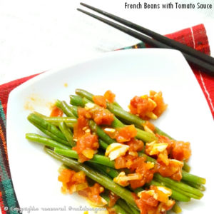 French Beans in Tomato Sauce