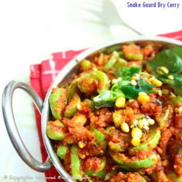 Snake Gourd Fry Curry