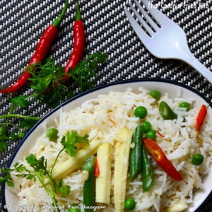 Thai Coconut and Vegetable Rice