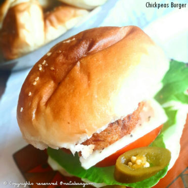 Chickpeas Burger