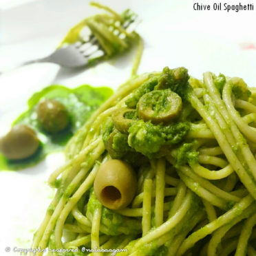 Chive n Olive Spaghetti