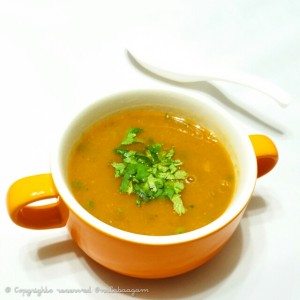 Carrot, Coriander Soup