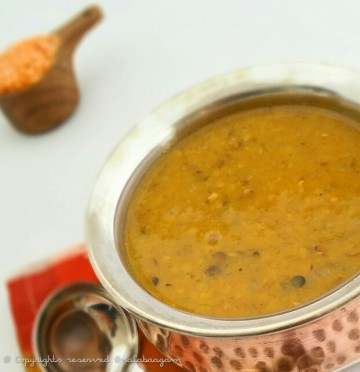 Masoor Dhal (Bengali Style)