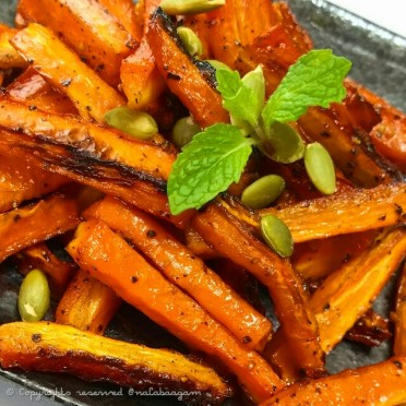 Oven Roasted Carrot Salad