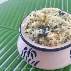 Spicy Spinach Pulav