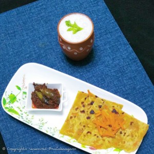 Carrot Paratha