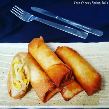 Corn Cheezy Spring Roll