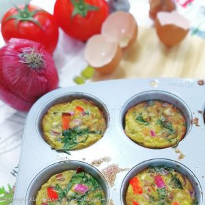 Egg Muffins with mixed Vegetables